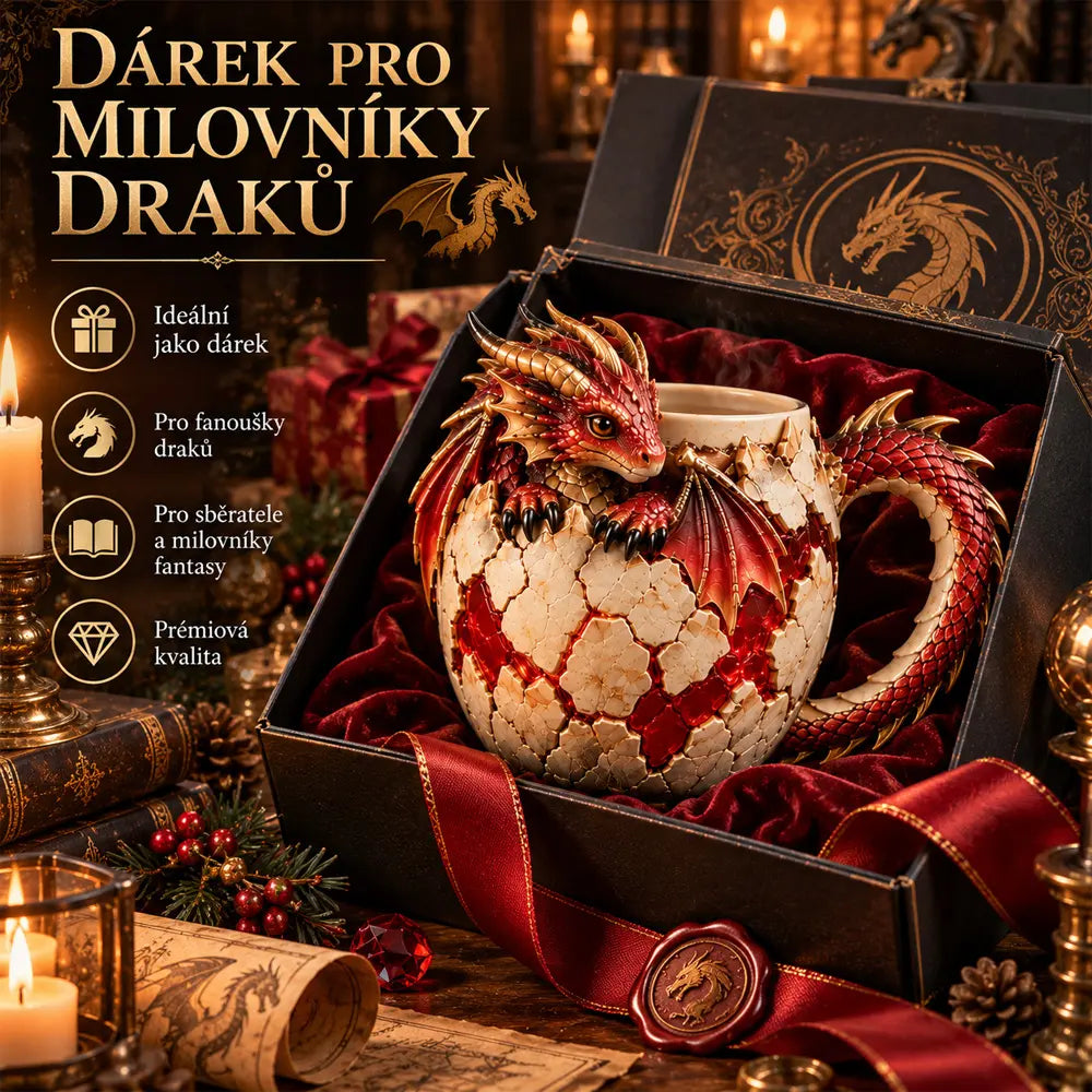 🔥Časově omezená nabídka☕️Série hrnků s dračí tematikou