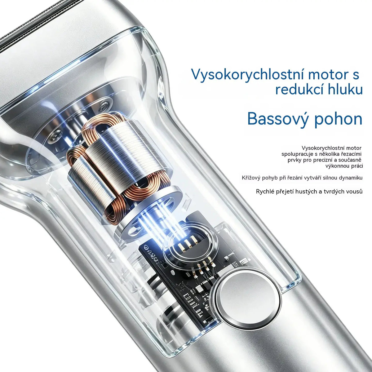 1 kusy 620 Kč  🎁 Novinka – nabídka za poloviční cenu 💥⚡ Dejte sbohem podráždění po holení! 🧔 Vysoce výkonný dobíjecí elektrický holicí strojek pro muže.